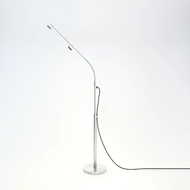 Elegant and Functional Floor Lamp 3D model image 1 