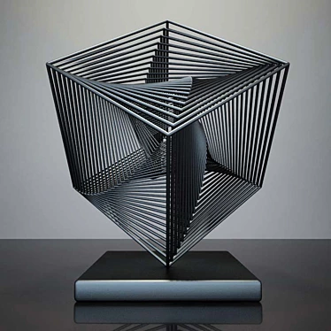 Title: Elegant Office Sculpture 3D model image 1 