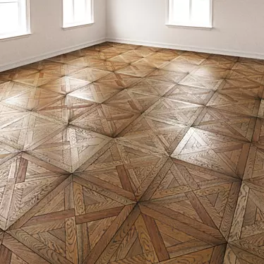 Coswick Modular Parquet | 635x635 Tile Size 3D model image 1 