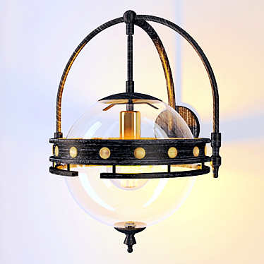 LUSSOLE LSP-9181: Elegant Italian Table Lamp 3D model image 1 