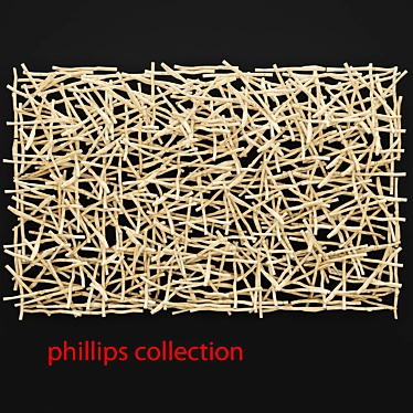 Abstract Stick Wall Art 3D model image 1 