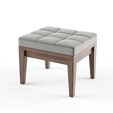 Contemporary Upholstered Seating Stool 3D model image 1 