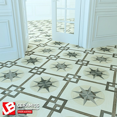 Orion Floor Tiles: Stunning LB-Ceramics 3D model image 1 