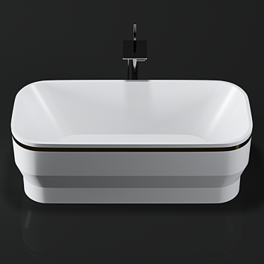 Luxury Freestanding Bathtub 3D model image 1 