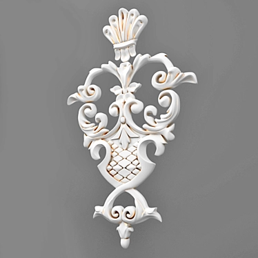 Ornamental Plaster Decor 3D model image 1 