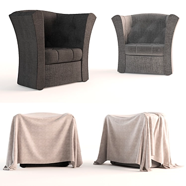 Single Seat Sofa with blanket