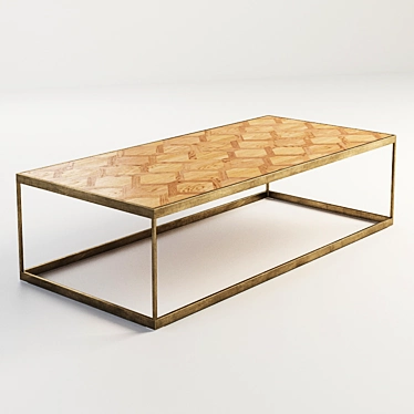 Modern Vernon Coffee Table - Stylish and Functional 3D model image 1 