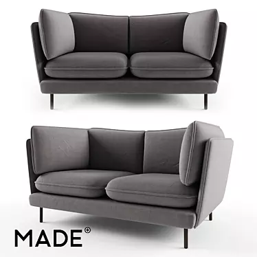 Comfortable and Chic Wes Sofa 3D model image 1 