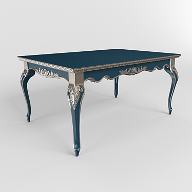 I DOGI Modern Baroque Dining Table 3D model image 1 