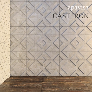 Apavisa Cast Iron Tiles 3D model image 1 