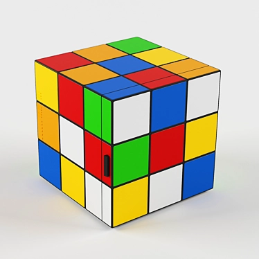 Rubiks Fridge: Compact Cubed Cooling 3D model image 1 