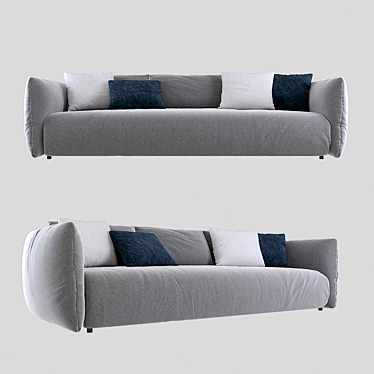 Comfort Max Sofa 3D model image 1 