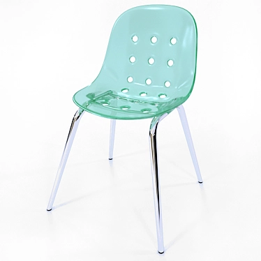 Customizable Multi-Material Chair 3D model image 1 
