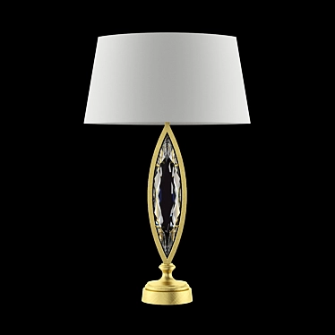 Luxury Marquise Crystal Table Lamp 3D model image 1 