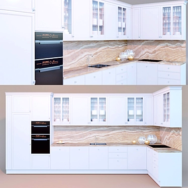 Elegance Avenue Kitchen Set 3D model image 1 