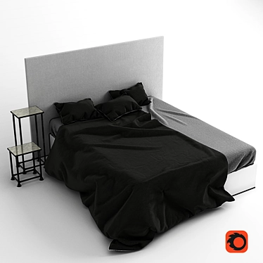 Baxter Mumbai Bedclothes 3D model image 1 