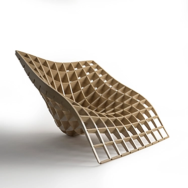 Curvaceous Parametric Lounge 3D model image 1 