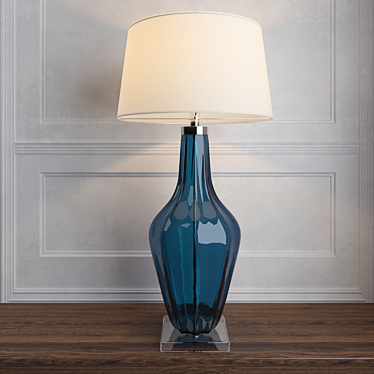 Jewel Glass Lamp, Sapphire