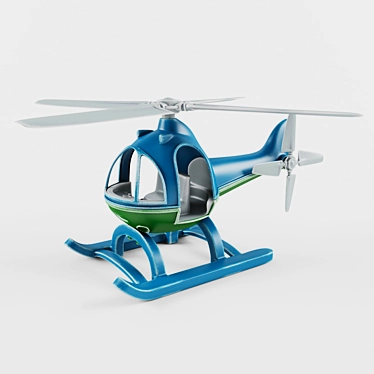 3dsmax 2015 Vray Helicopter Toy 3D model image 1 