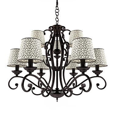 DONOLUX Classic Chandelier Beauty 3D model image 1 