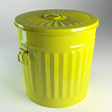 Bizzotto Decor Bin: Stylish & Practical 3D model image 1 