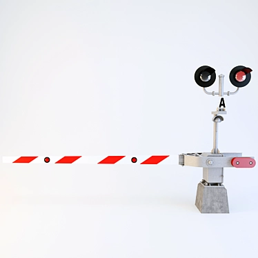 Automatic barrier level crossing type IIIA