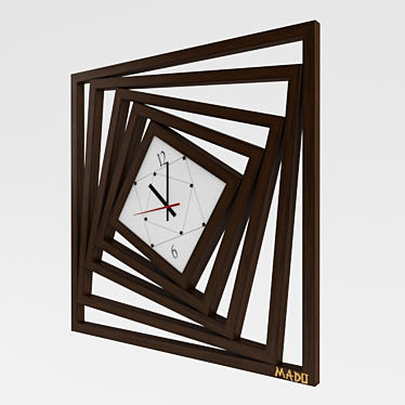 MADO Wall Clock 51x51cm 3D model image 1 