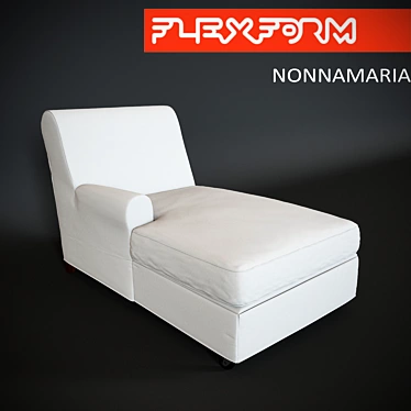 Elegant Nonnamaria Sofa by Flexform 3D model image 1 