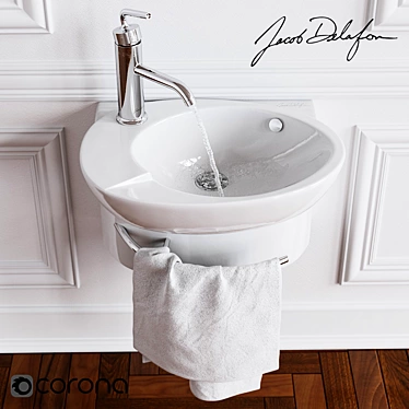 Delafon Presquile & Purist: Perfect Combination for Your Bathroom 3D model image 1 