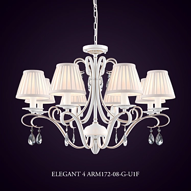  Maytoni Elegant 4-ARM Chandelier 3D model image 1 