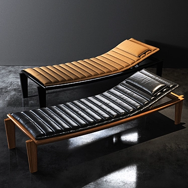 Sleek and Stylish Ulisse Daybed 3D model image 1 