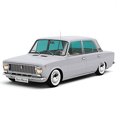 Classic VAZ-2101 Lada: The Iconic Russian Ride 3D model image 1 