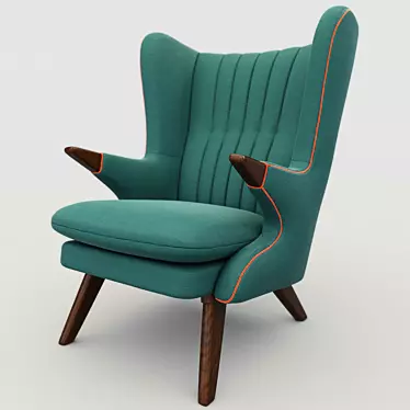 Svend Skipper 91: Sleek Poly Chair 3D model image 1 