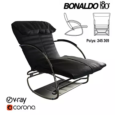 Swing Plus: Modern Comfort Chair 3D model image 1 