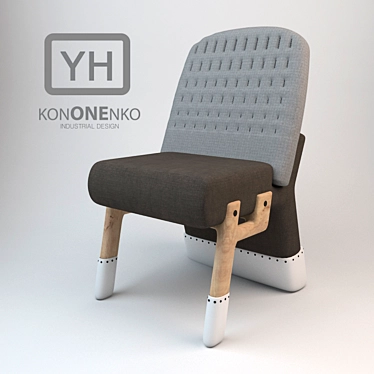 Versatile Yh Armchair for Modern Interiors 3D model image 1 
