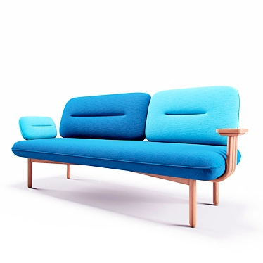 Cosmo Sofa: Sleek Design and Comfort 3D model image 1 