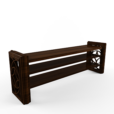 Versatile Wooden Table 3D model image 1 