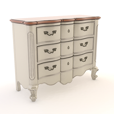 Sturdy Study Chest: Organize and Excel! 3D model image 1 