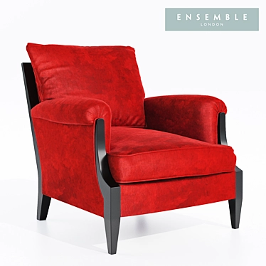 London Dormand Club Chair 3D model image 1 