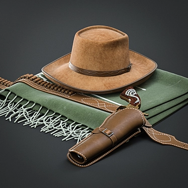 Clint Eastwood Inspired Set 3D model image 1 