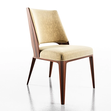 Hayden Wood Back Chair 3D model image 1 