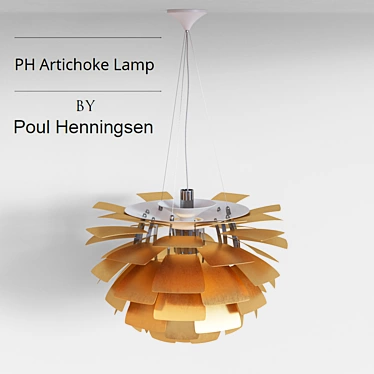 PH Artichoke Pendant: Glare-Free Illumination 3D model image 1 