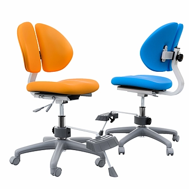 Duo Kid Ortho Chair: Ergonomic Solution 3D model image 1 