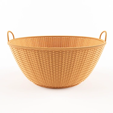 Handwoven Wicker Basket - 760x960x440mm 3D model image 1 