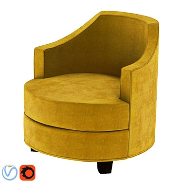 Sophie Armchair by Casamilano: Italian Elegance 3D model image 1 