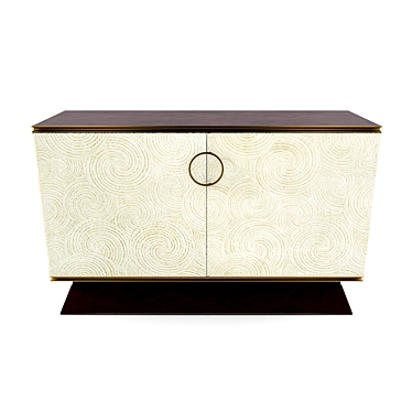 Barbara Barry Celestial Chest - Elegant and Refined 3D model image 1 