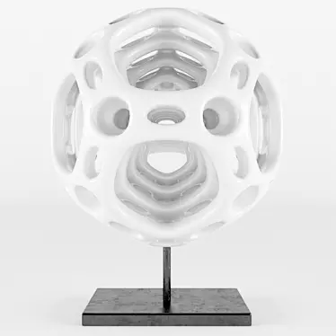 Modern Geometric Decor: Nested Dodecahedron 3D model image 1 