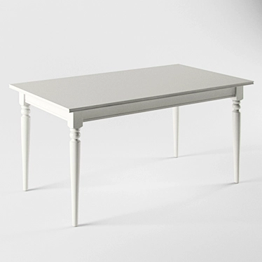Elegant Ingatorp Dining Table 3D model image 1 