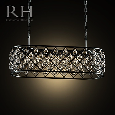 RH SPENCER RECTANGULAR CHANDELIER