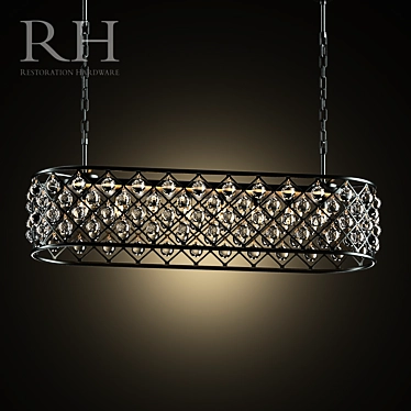 RH SPENCER RECTANGULAR CHANDELIER